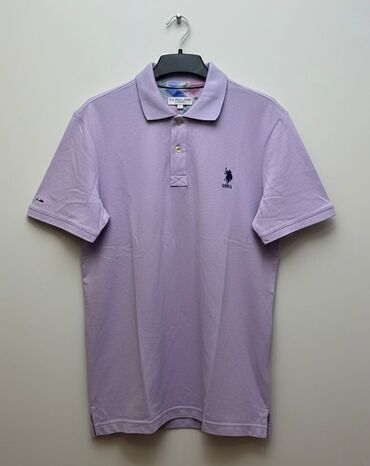 купить кожаную куртку в баку: Polo köynək, L, rəng - Bənövşəyi