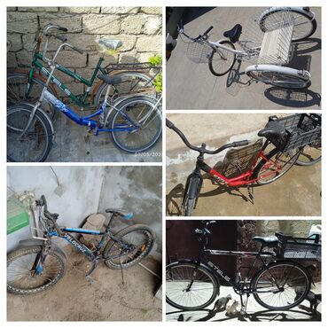 Müxtəlif velosipedlər mövcuddur. Hər biri fərqli rəngdə və dizaynda