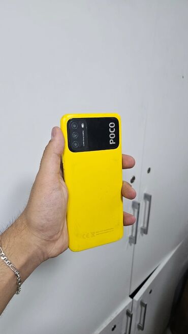 купить айфон 8: Poco M3, 128 ГБ, цвет - Желтый, Гарантия, Сенсорный, Отпечаток пальца