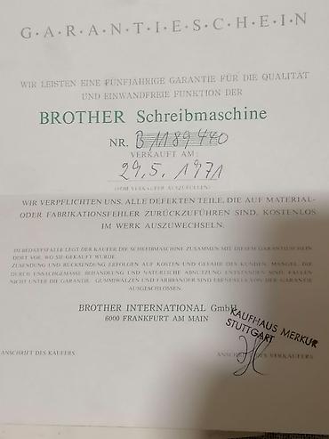 Ostali predmeti za umetnost i kolekcionarstvo: Pisaca masina "Brother Deluxe 1300" tabulator ! Masina NOVA !!! — 13