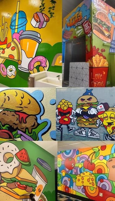 Декоративная роспись: Аэрография, Барельеф, Художественная роспись Больше 6 лет опыта — 14