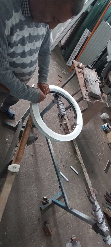 Plastik pəncərələr: Arko Yumru Plastik Pencere Plastik və Alüminium Qapı Pəncərə Sifarişi — 26