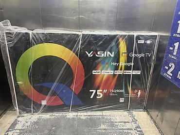 ТВ и видео: YASIN 75Q90M — 75" (189 см) Smart TV с Google TV и голосовым — 3