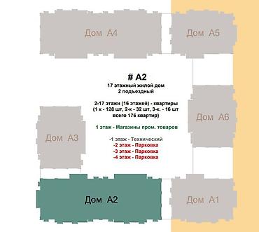 Новостройки от застройщика: Строится, Элитка, 2 комнаты, 61 м² — 5