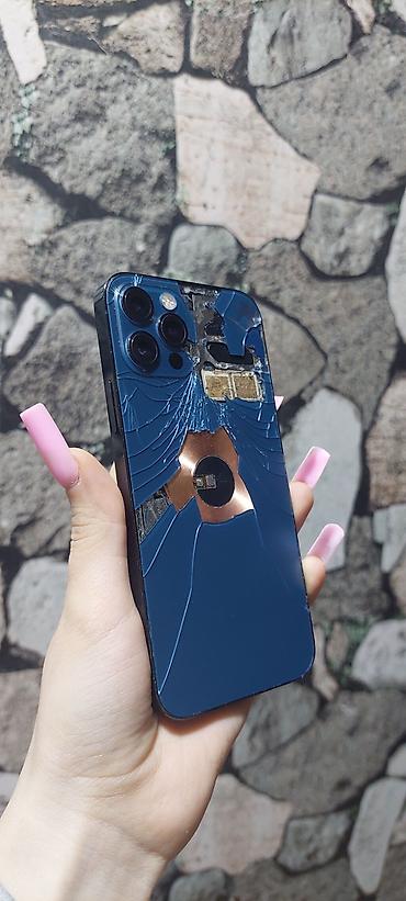 iphone xd: IPhone 12 Pro, 128 GB, Pacific Blue, Face ID, Qırıq, Simsiz şarj — 4