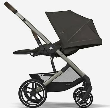 сидушка на велосипед: Коляска, Cybex, цвет - Коричневый, Б/у — 2