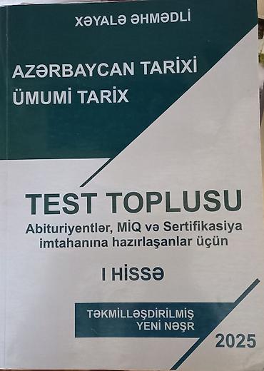 Testlər: Məhsul: “Azərbaycan Tarixi – Ümumi Tarix. Test Toplusu (I hissə)” — 1