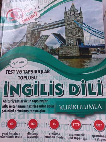 dim ingilis dili test toplusu: Ingilis dili gulnare umudova test ve tapsiriqlar toplusu