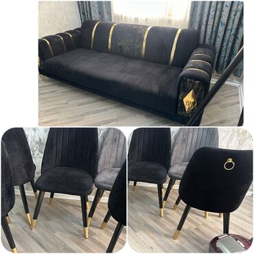 metbex divanları: Divan acilan bazali 400₼ satilir.Stullar 6 eded 300₼satilir Riyyadan