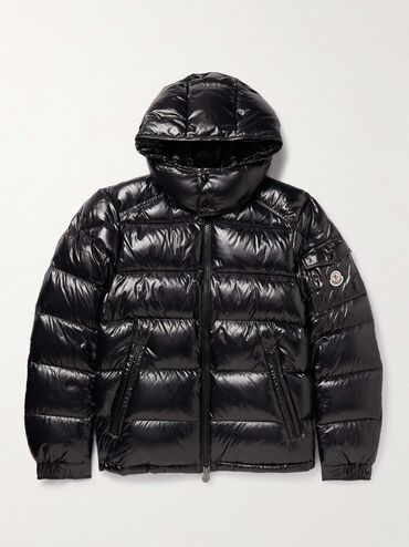 пальто с капюшоном мужское: Мужская куртка, Moncler, Новый, цвет - Черный, Самовывоз, Бесплатная доставка