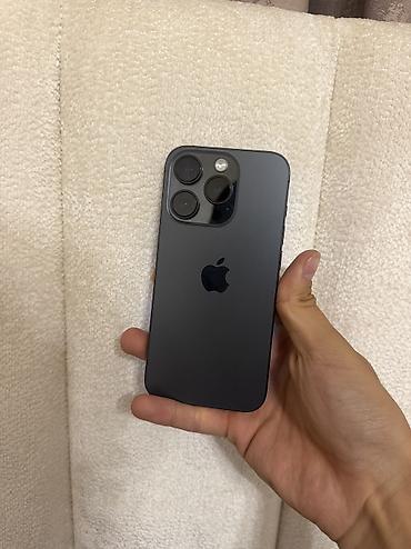 IPhone 15 Pro, Б/у, 256 ГБ, Black Titanium, 100 %