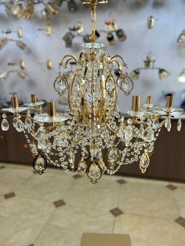 Люстры: Хрустальные подвесные люстры с LED-подсветкой - Эффектные — 6