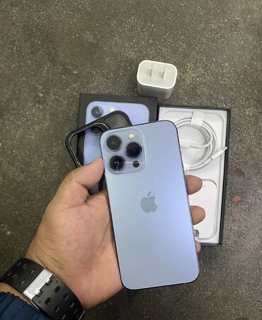 айфон 12 про макс бу цена в бишкеке: IPhone 13 Pro, Колдонулган, 128 ГБ, Sierra Blue, Куту, 94 %
