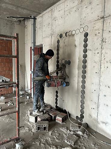 islenmis plastik qapi pencere: Beton kəsmə xidməti - Divar, döşəmə və tavanlarda dəqiq və səliqəli — 3