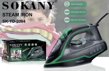 подошва утюга steam iron: Утюг Sokany SK-YD-2094 Red обладает мощностью 2200 Вт, что