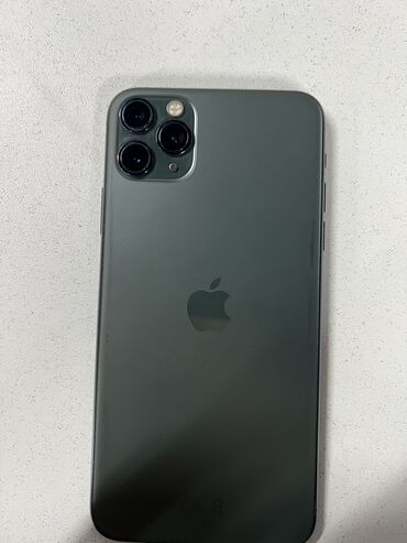 iphone 11 pro max цена ош: IPhone 11 Pro Max, Б/у, 256 ГБ, Matte Midnight Green, Защитное стекло, Чехол, 95 %