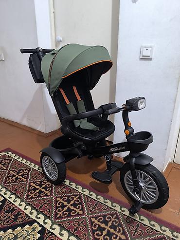 Детские велосипеды: Детский трехколесный велосипед-каталка Skillmax с родительской ручкой — 6