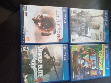 ps4 oyun yazılması: PS-4 ve PS-5 ucun original oyun diskleri ideal veziyyetdedirler