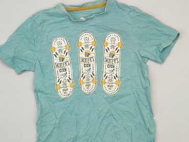 sukienki letnie boho białe: T-shirt, F&F, 7 years, 116-122 cm, condition - Good