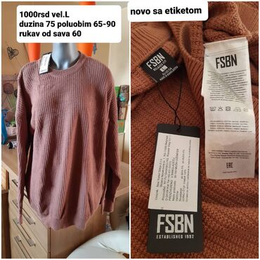košulja i džemper: Nov muski dzemper sa etiketom FSBN
