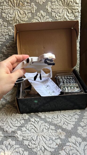 Eynəklər: Başlıq: LED işıqlı başa taxılan böyüdücü eynək dəsti, dəyişdirilə — 7