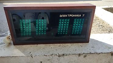 Искусство и коллекционирование: Antikvar elektiron saat. Heç bir problemi yoxdu. Qiriği ciziği belə — 8