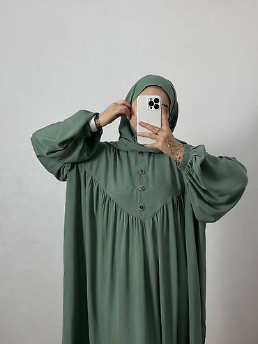 Повседневные платья: Абая «Уголок» + косынка •Ткань штапель •Размер стандарт 42-54 •Цена — 8