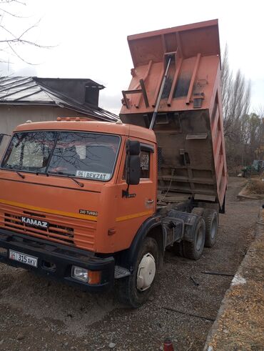 Аренда самосвала: КАМАЗ самосвал, оранжевый, турбодизель 240 TURBO. КамАЗ эвро 1 сатылат — 10