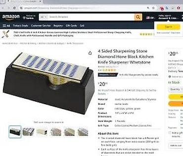 Ostali pribor i dodaci za alate: Dijamantski kamen za oštrenje 4-u-1 sa postoljem - Profesionalni — 18