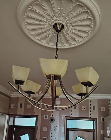 Bra, divar lampaları: Çılçıraq, 6 lampa, Metal