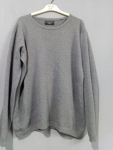 Рубашки: Hamisi bir yerde Kişi sviterləri dəsti 1) Boz teksturalı sviter -