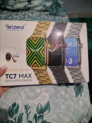 Наручные часы: Telzeal TC7 MAX ağıllı saat dəsti Xüsusiyyətlər: - 2.2 düym tam ekran — 1