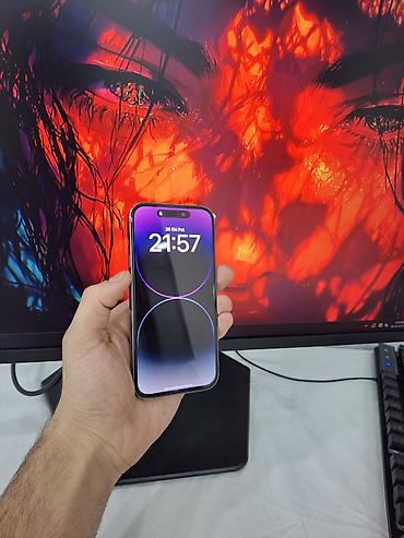 14 pro satilir: IPhone 14 Pro, 256 GB, Deep Purple, Face ID — 1
