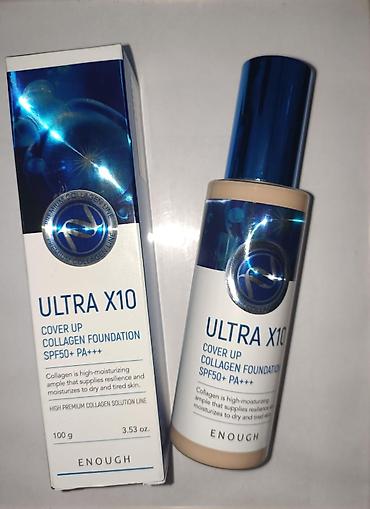 collagen krem: Enough Ultra X10 Cover Up Collagen Foundation SPF50+ PA+++ 13. - — 2