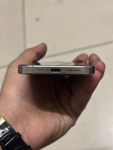 16 pro ayfon: IPhone 15 Pro, 128 GB, Gümüşü, Face ID — 6
