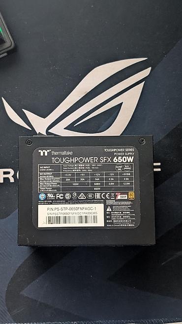охладитель для планшета: Блок питания, Б/у, Thermaltake, 650 Вт, Gold, 650 Вт — 1
