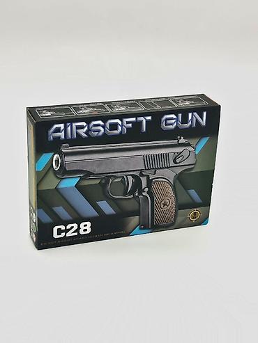 орбизный пестолет: Металлический игрушечный пистолет Air Soft Gun K-33A (игрушечный) ✅ — 10