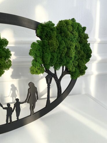 Панно: Панно «Семья» Такой фито-декор прекрасно впишется в любой интерьер — 2