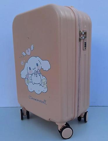 Putni koferi i torbe: Kofer za putovanja – Cinnamoroll dizajn, ružičasta boja - Tvrda — 8