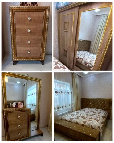 Divanlar: İkinəfərlik çarpayı, Dolab, Termo, 2 tumba, İşlənmiş