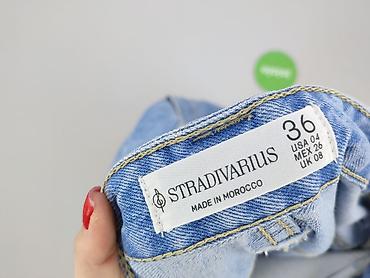 prosty: Stradivarius, Jeansy damskie, rozmiar S — 4