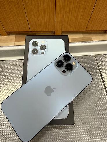 apple iphone 13: IPhone 13 Pro Max, 256 GB, Sierra Blue, Face ID — 1