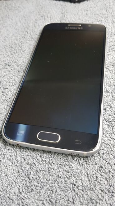 телефон samsung s22: Samsung Galaxy S6, Колдонулган, 16 ГБ, түсү - Кара, 1 SIM