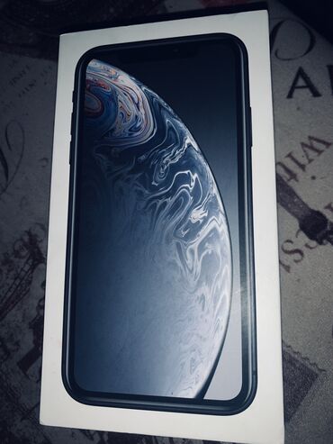 Apple iPhone: IPhone Xr, Б/у, 64 ГБ, Jet Black, Зарядное устройство, Коробка, 81 %