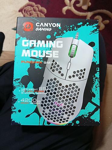 skan: Canyon GM-11W oyun maus (ağ rəng) - Sensor: Pixart PAW3519 - DPI — 8