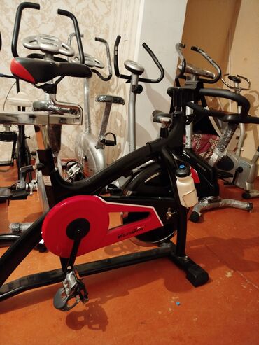 Elliptik trenajorlar: Spinning/velotrenajor – salon və ev üçün - Güclü metal karkas, stabil