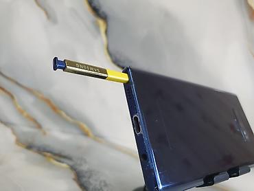 Samsung Galaxy Note 9, Б/у, 128 ГБ, цвет - Синий, 1 SIM, 2 SIM