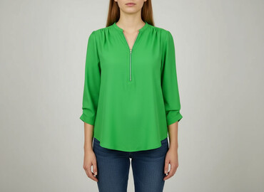 modne bluzki plus size: Жіноча блуза, розмір M