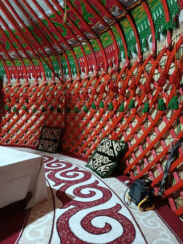 Аренда юрт: Аренда юрты, Каркас Деревянный, 85 баш, Стол, Стулья, Казан — 13