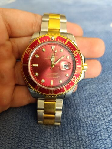 Qol saatları: İşlənmiş, Qol saatı, Rolex, rəng - Qırmızı